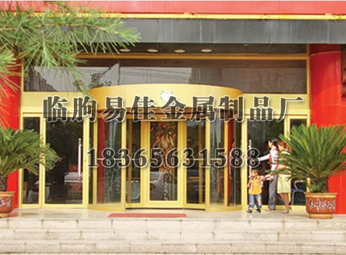 臨朐易佳金屬制品廠 專業(yè)生產(chǎn)繞柱旋轉門與知名旋轉門解決方案供應商